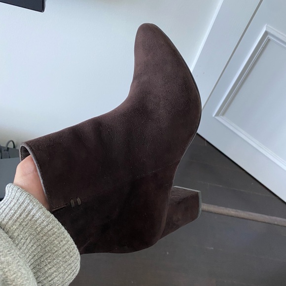 Paul Green Brown Suede Boots - Picture 2 of 9